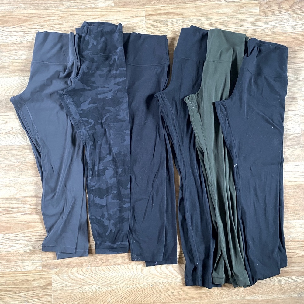 Lot of size 10 lululemon aligns
